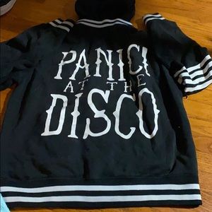 Panic! At the disco button up hoodie
